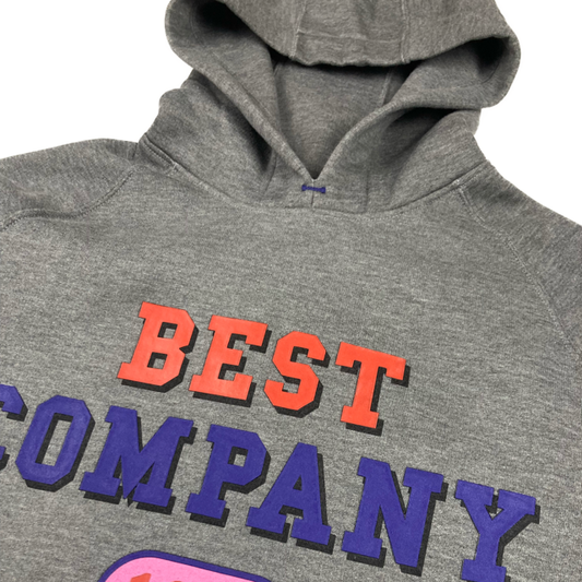 Best Company Grey Melange 1982 Oversized Fleeced Hoodie image 1