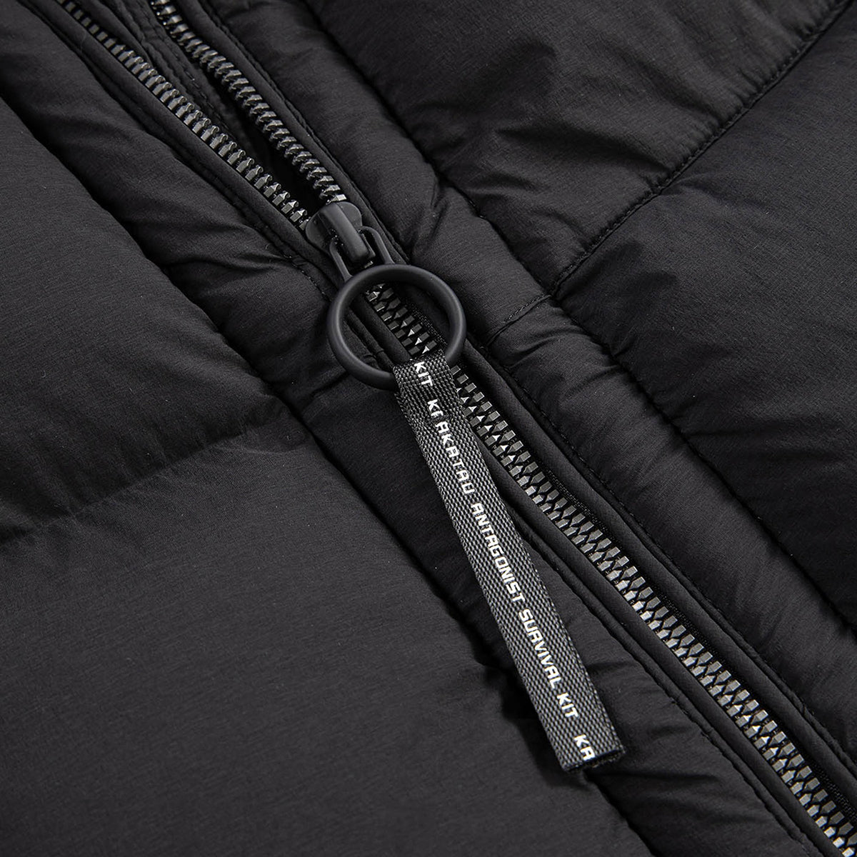 Krakatau Rook Black Hooded Puffer Jacket image 1