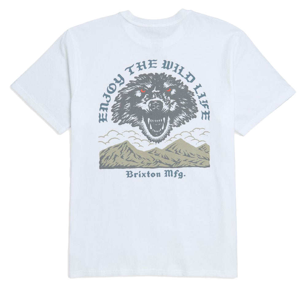 Brixton White Mercy Short Sleeve Standard T-Shirt image 1