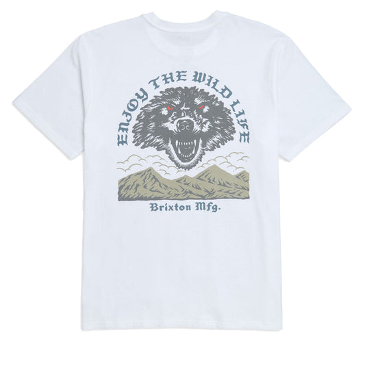 Brixton White Mercy Short Sleeve Standard T-Shirt image 1