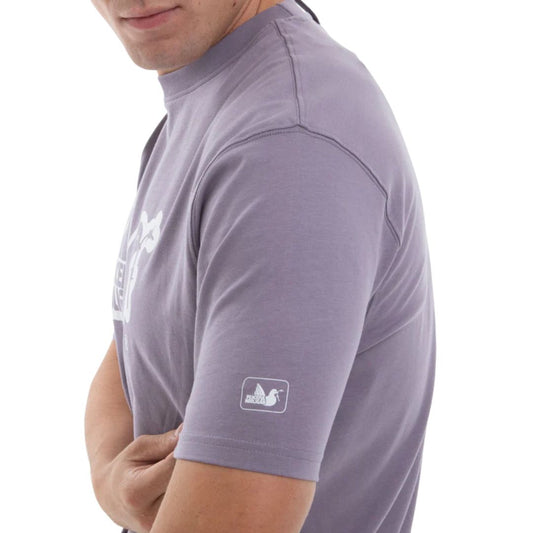 Peaceful Hooligan Outline MauveT-Shirt image 1