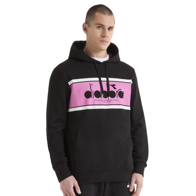 Diadora Wild Pink Logo Hoodie image 2