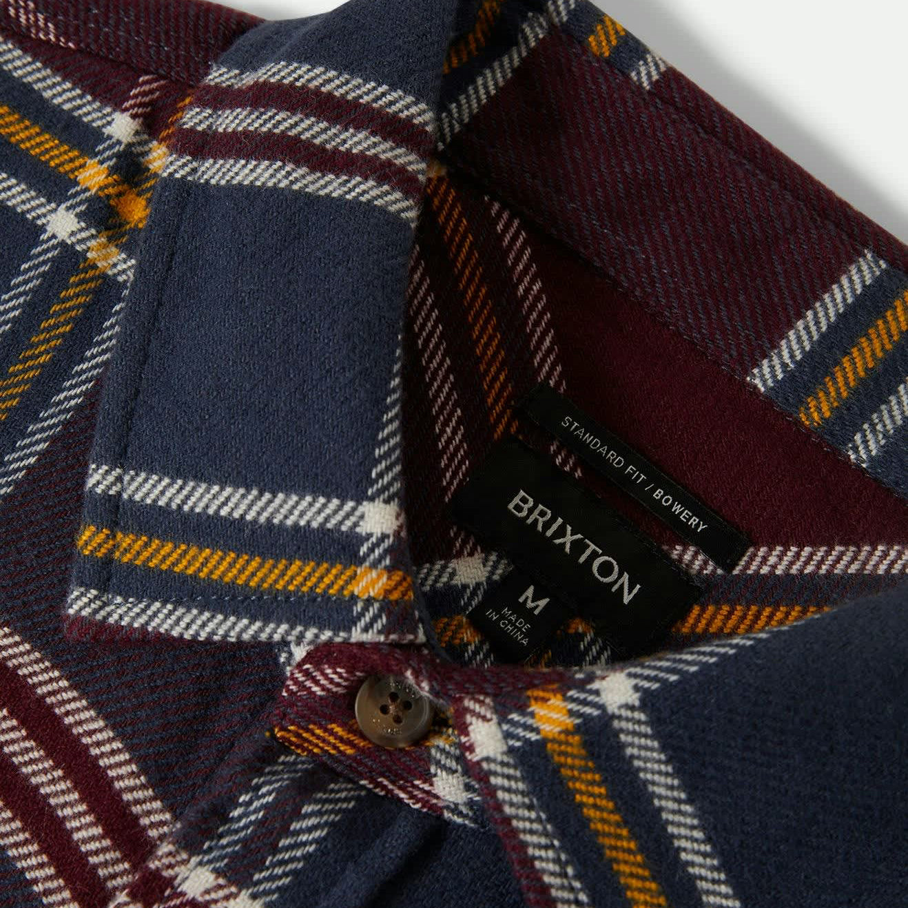 Brixton Mood Indigo/Port/Saffron Bowery L/S Flannel Shirt image 2