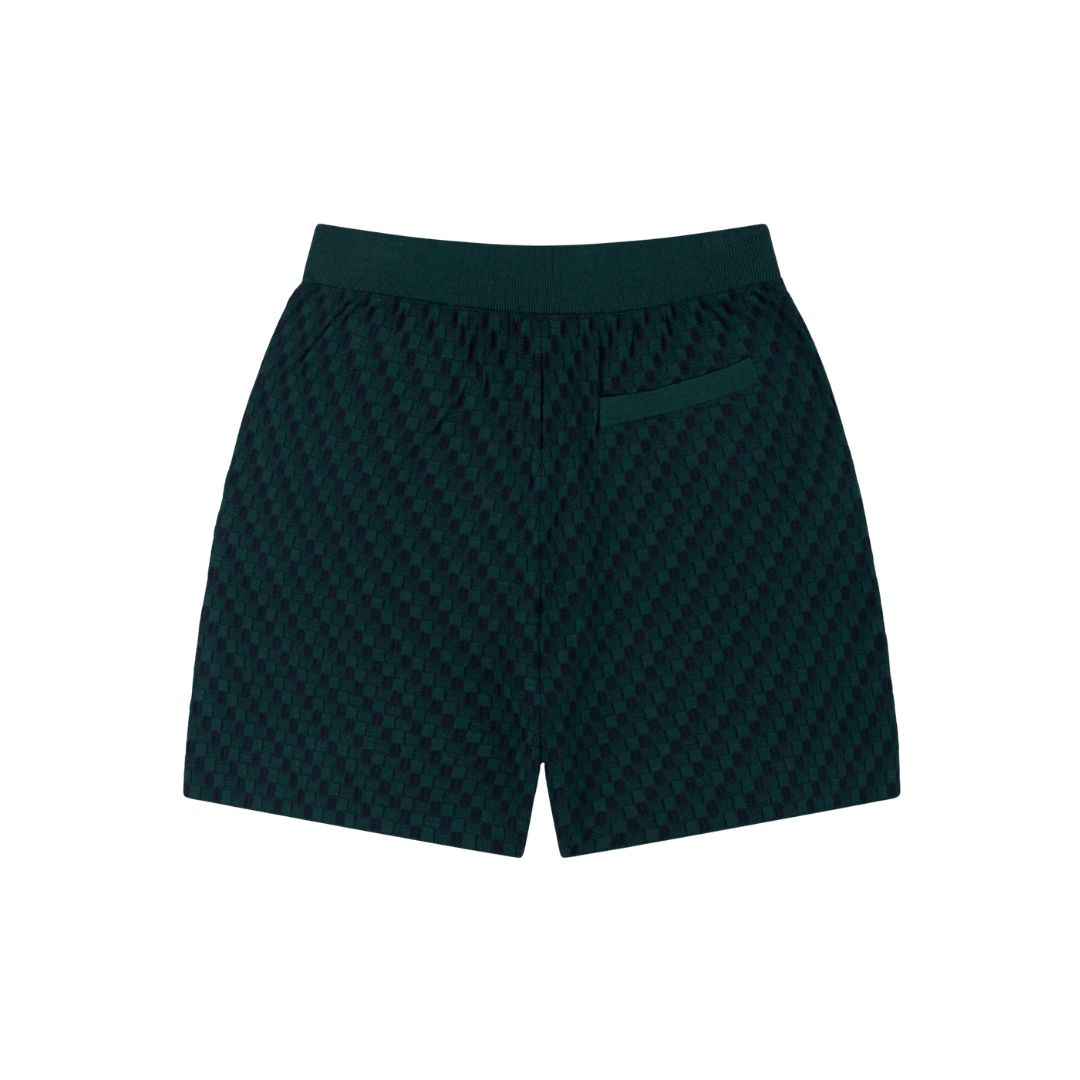 Alma De Ace Rezio Green Knitted Shorts