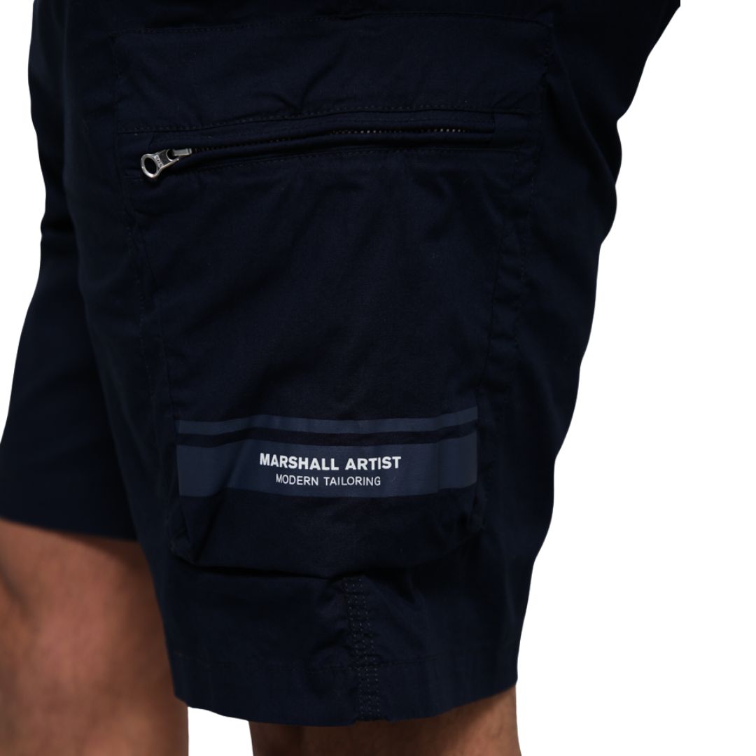 Marshall Artist Seafield Navy Cargo Shorts