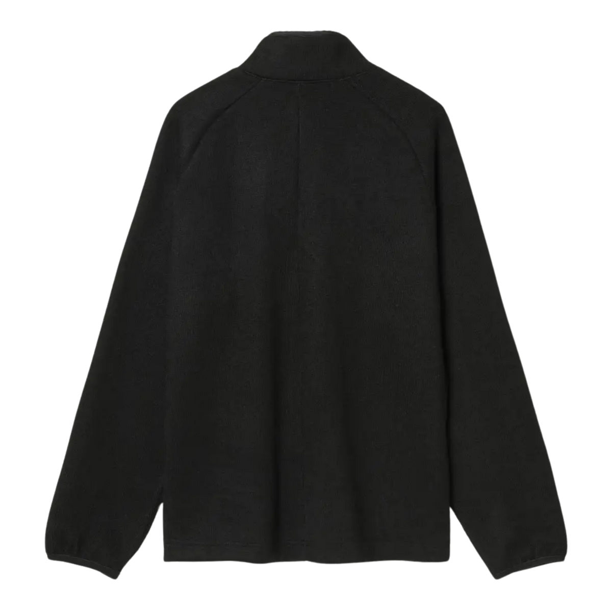 Ma.Strum Prism Funnel Knit Jet Black Jumper