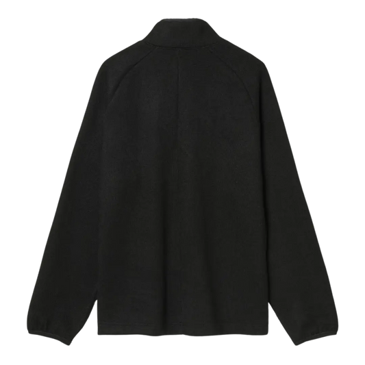 Ma.Strum Prism Funnel Knit Jet Black Jumper