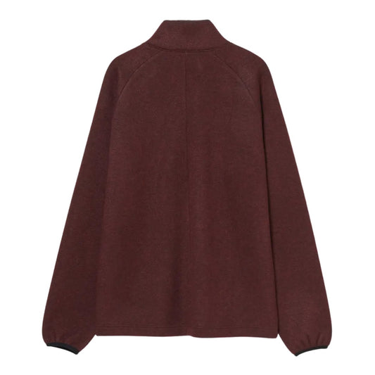 Ma.Strum Prism Funnel Knit Wine Jumper