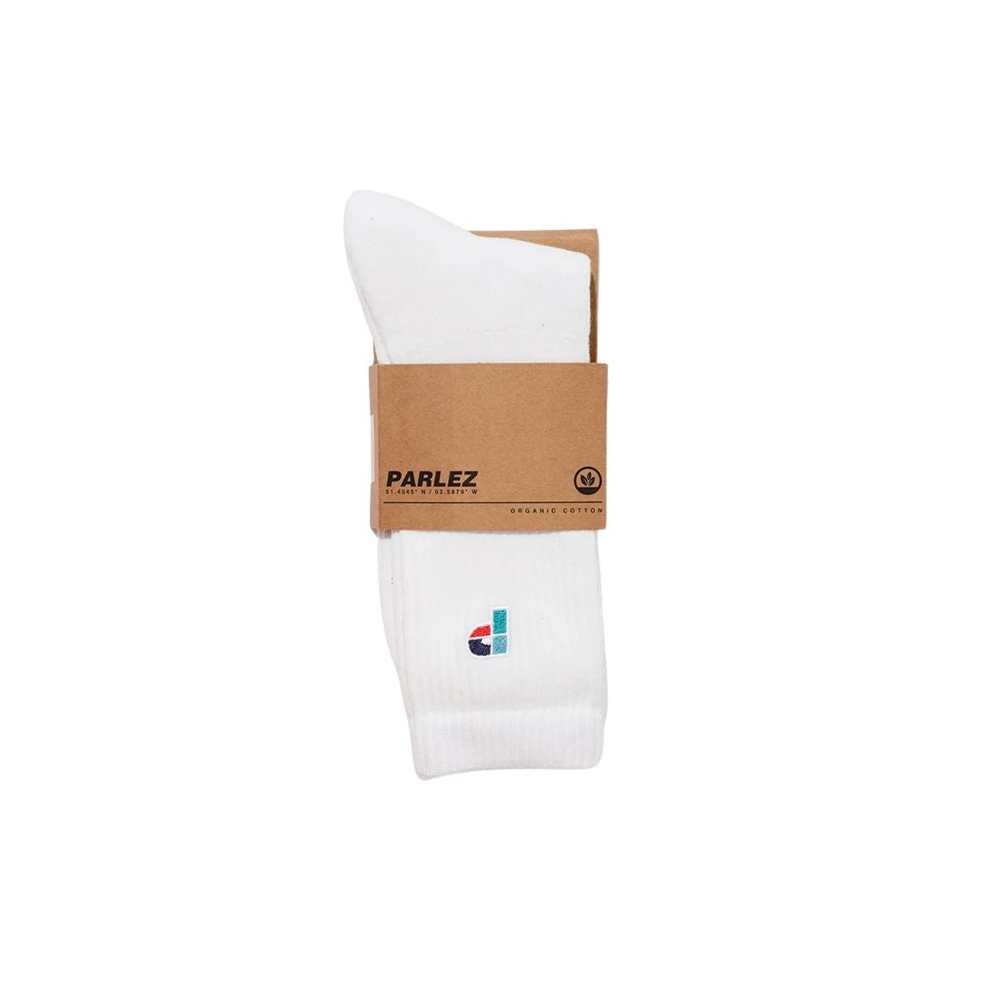 Parlez Lewis White Socks