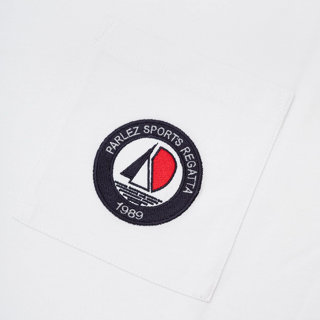 Parlez Montrose Pocket White T-Shirt