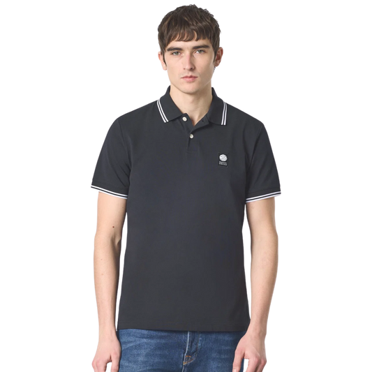 Pretty Green Rayner SS Black Polo
