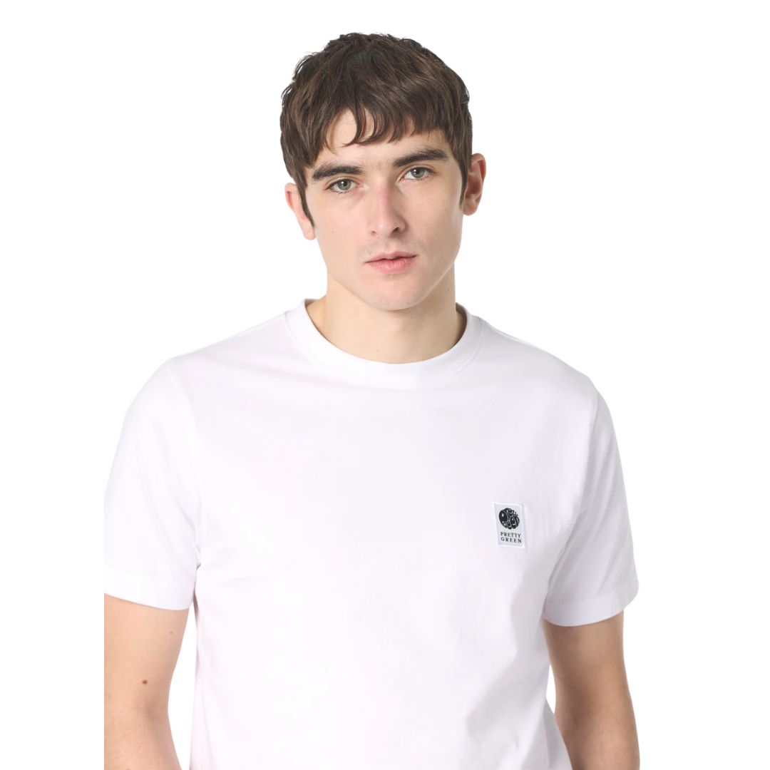 Pretty Green Sinclair SS White T-Shirt