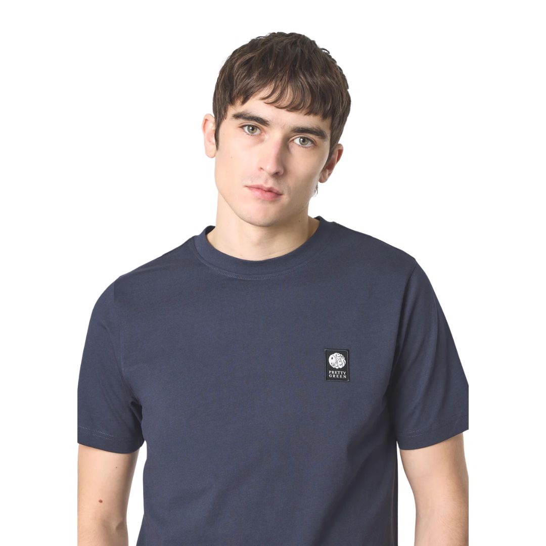 Pretty Green Sinclair SS Navy T-Shirt