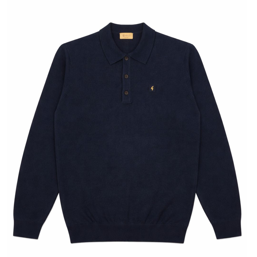 Gabicci Vintage Francesco Navy Polo Shirt