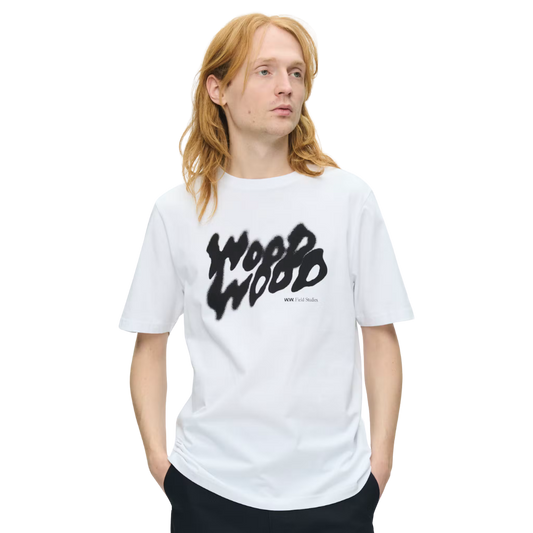 Wood Wood WWBobby Cloud Bright White T-Shirt