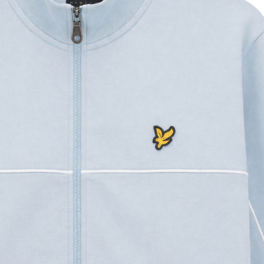 Lyle & Scott Opal Blue Piped Full Zip Track Top image 1