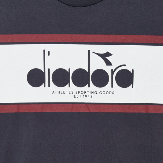 Diadora Blue Denim/Optical White SS Logo T-Shirt image 1
