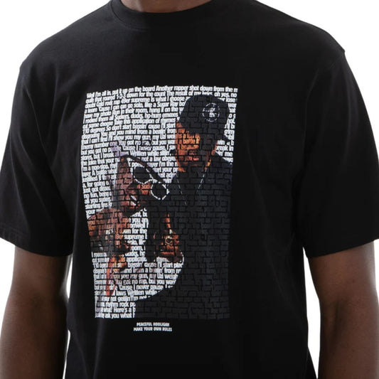 Peaceful Hooligan No 1 T-Shirt Black image 1