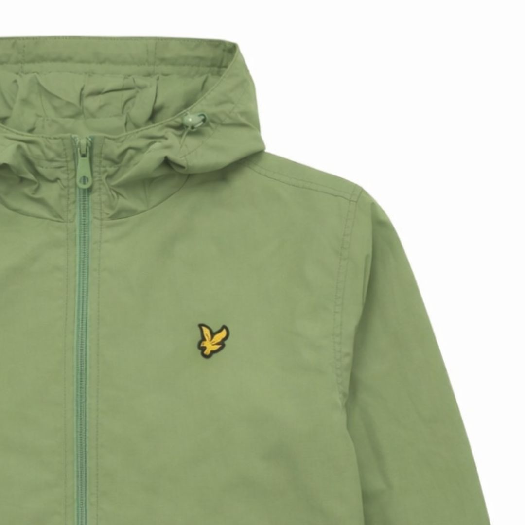 Lyle & Scott Green Water Resistant Hooded Jacket image 1