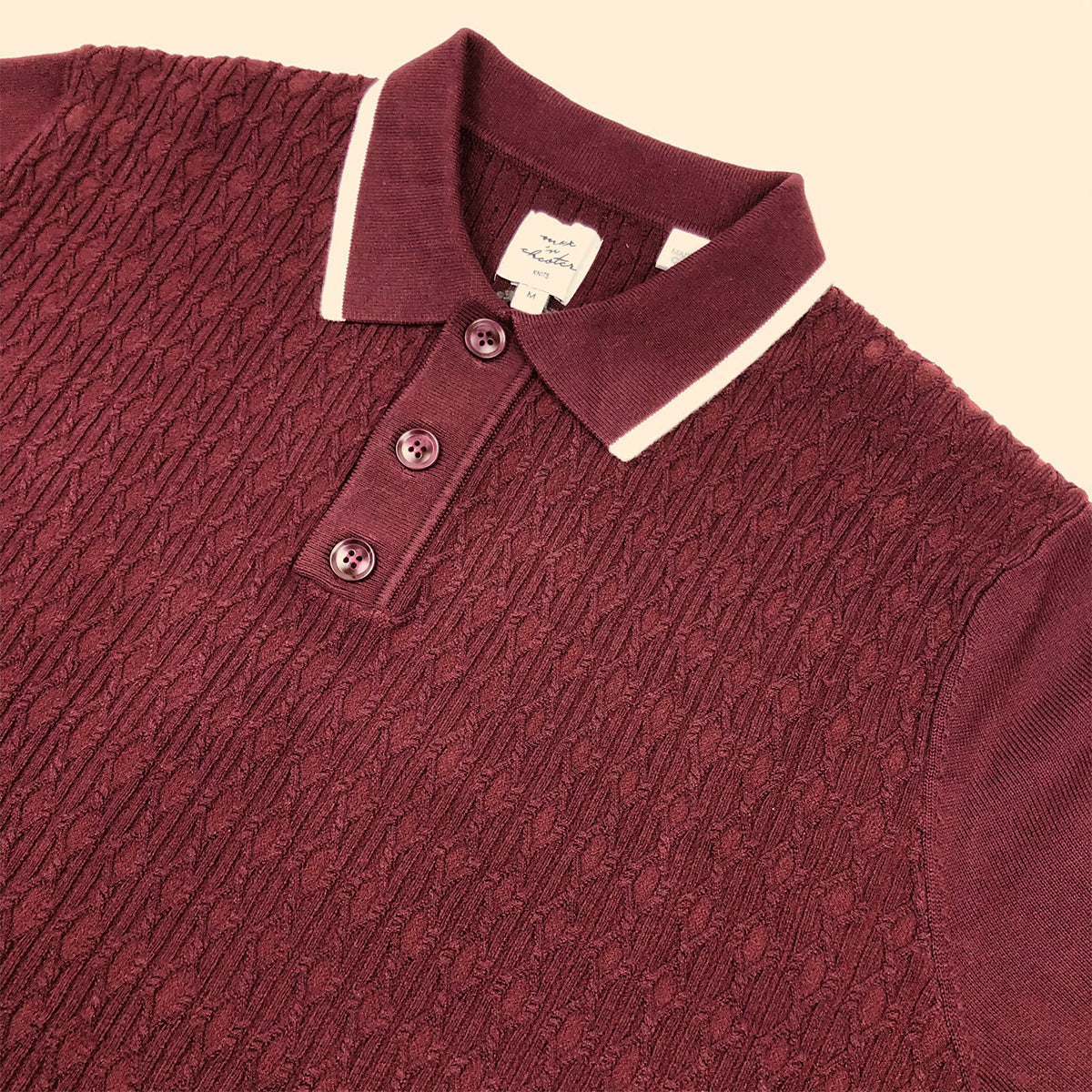 Max N Chester Wine Tasting Knitted Polo Shirt image 1