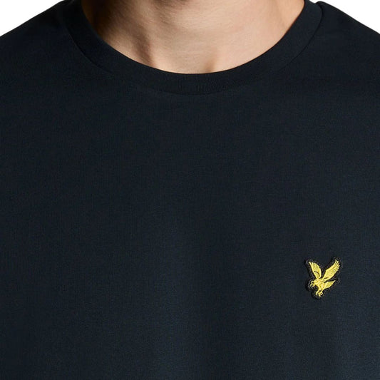 Lyle & Scott Navy Cotton Crew Neck T-Shirt image 1