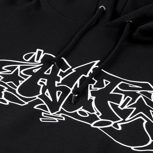 HUF Outlines Black Hoodie image 1