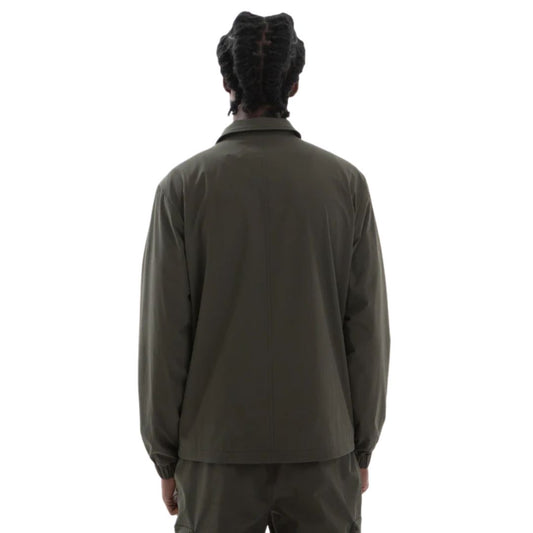 Peaceful Hooligan Dark Khaki Hawthorn Overshirt image 1