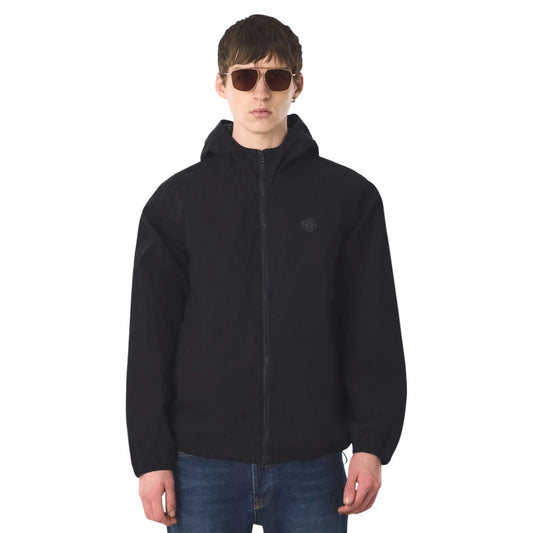 Pretty Green Feltham Hooded Black Jacket