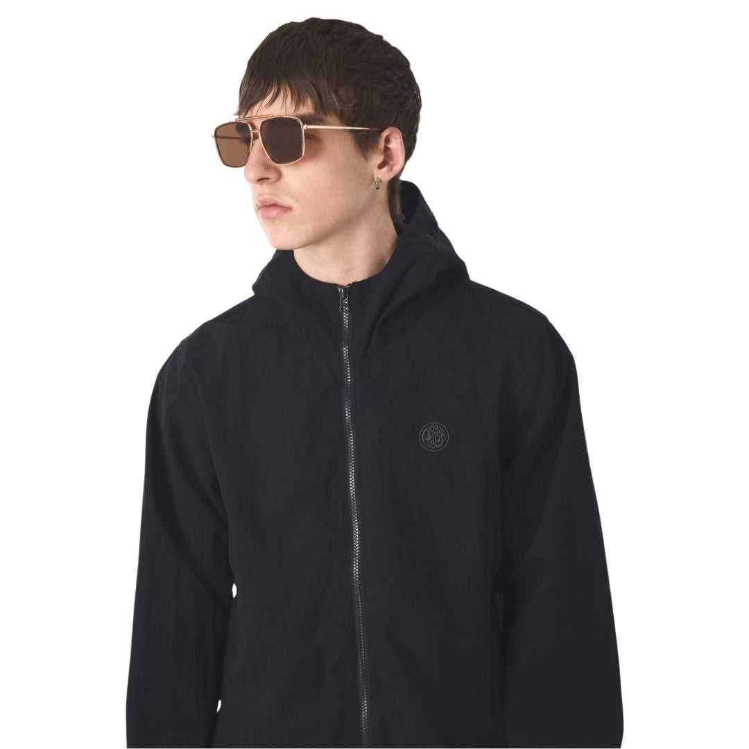 Pretty Green Feltham Hooded Black Jacket
