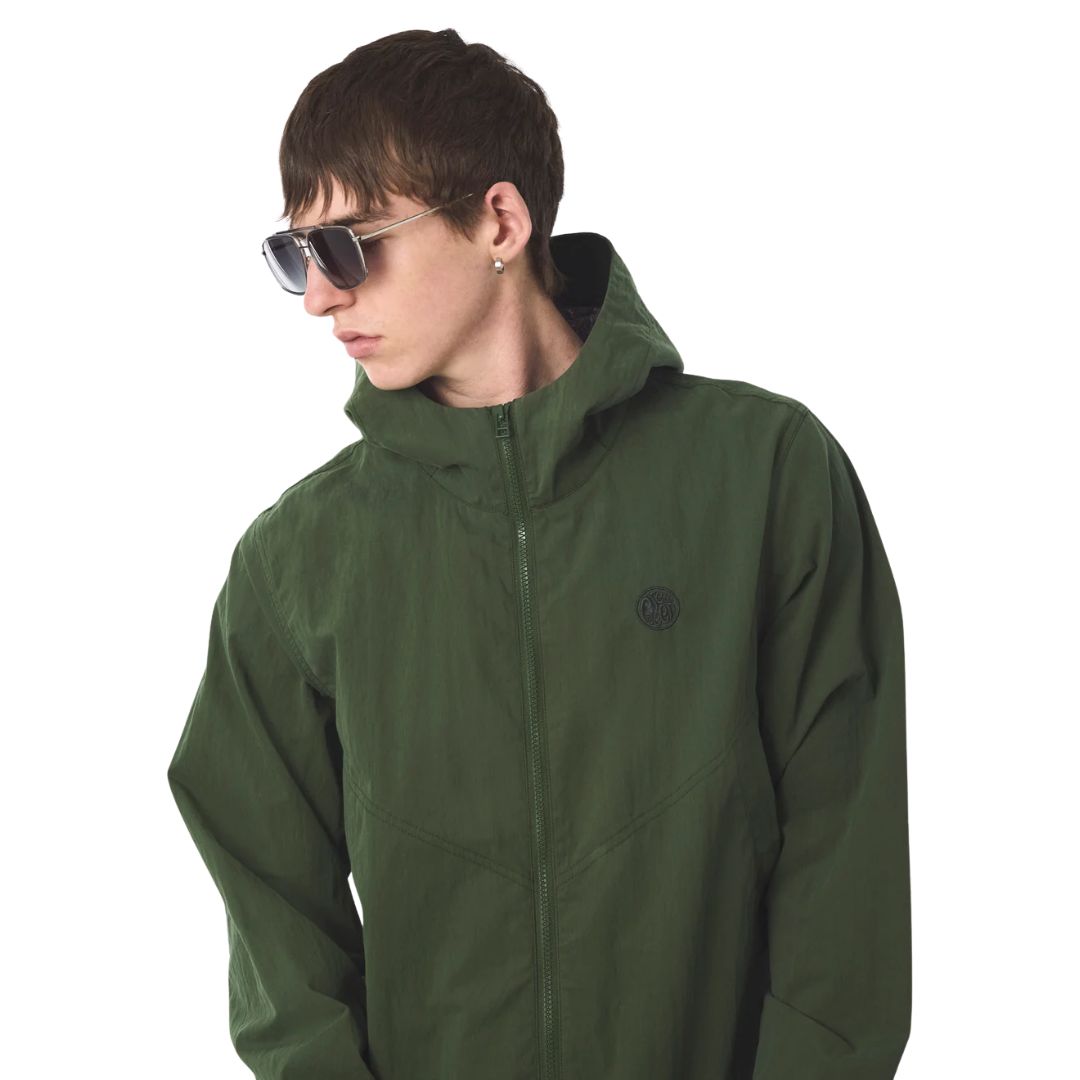 Pretty Green Feltham Hooded Khaki Jacket