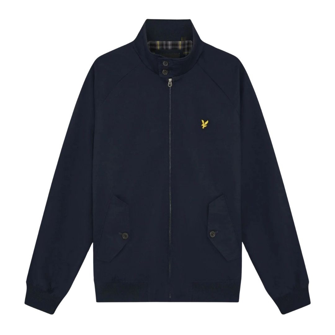 Lyle & Scott Navy Cotton Harrington Jacket image 0