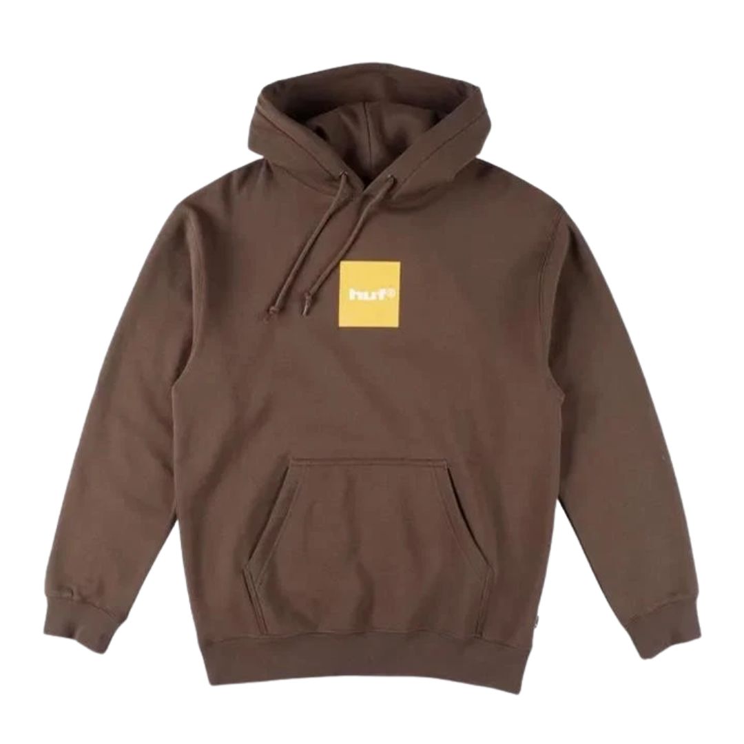 HUF 89 Box Logo Hoodie Brown image 0