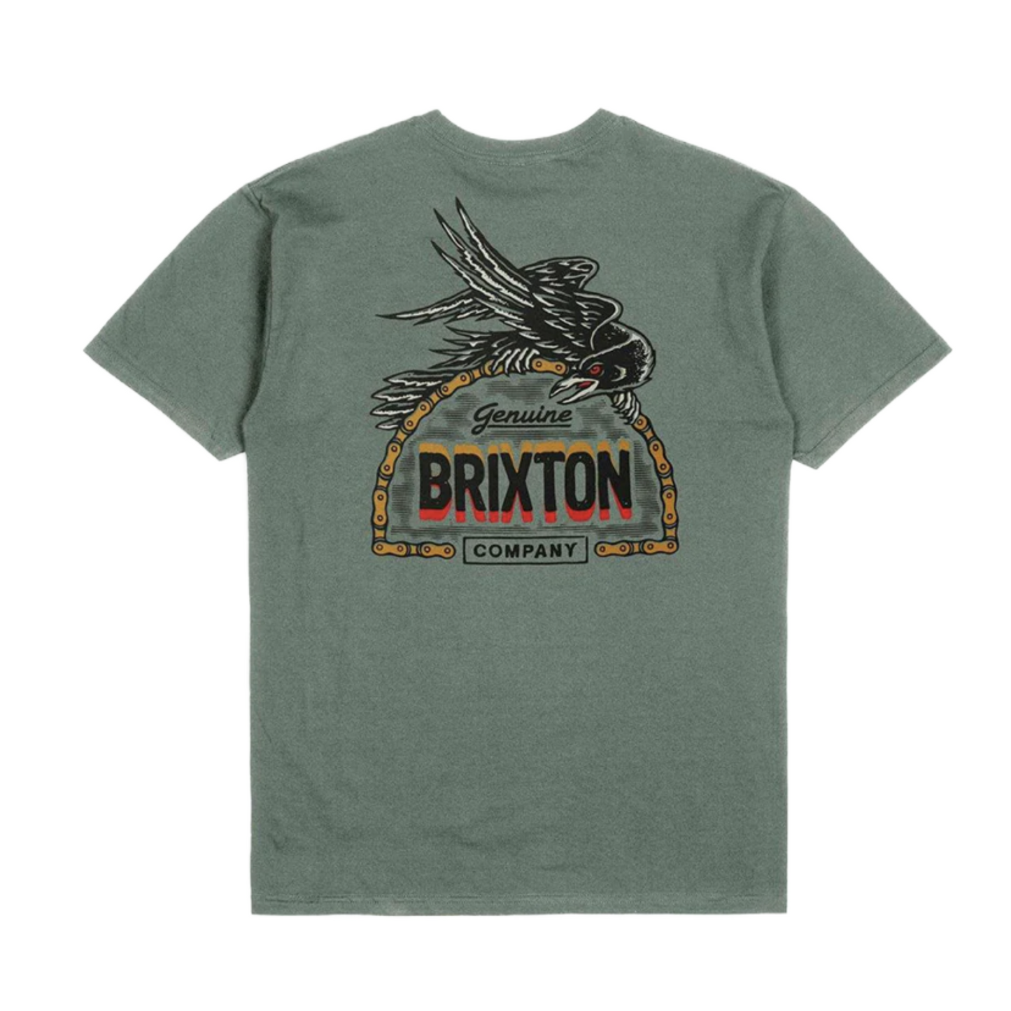 Brixton Laurel Wreath Raven S/S Tailored T-Shirt image 1