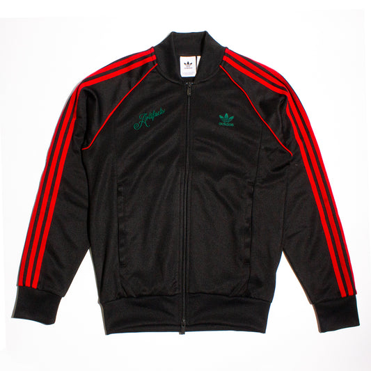 Artifacts X Adidas Black Customized Superstar Track Top image 0