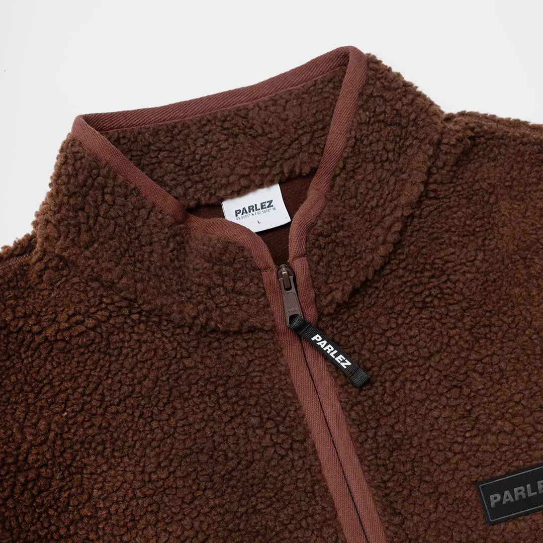 Parlez Amity Zip Thru Coffee Fleece image 2