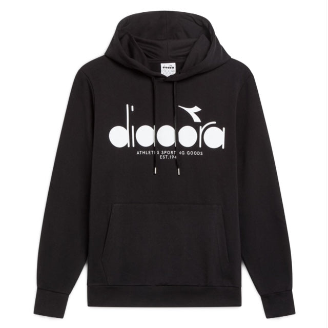 Diadora Black Logo Hoodie image 0