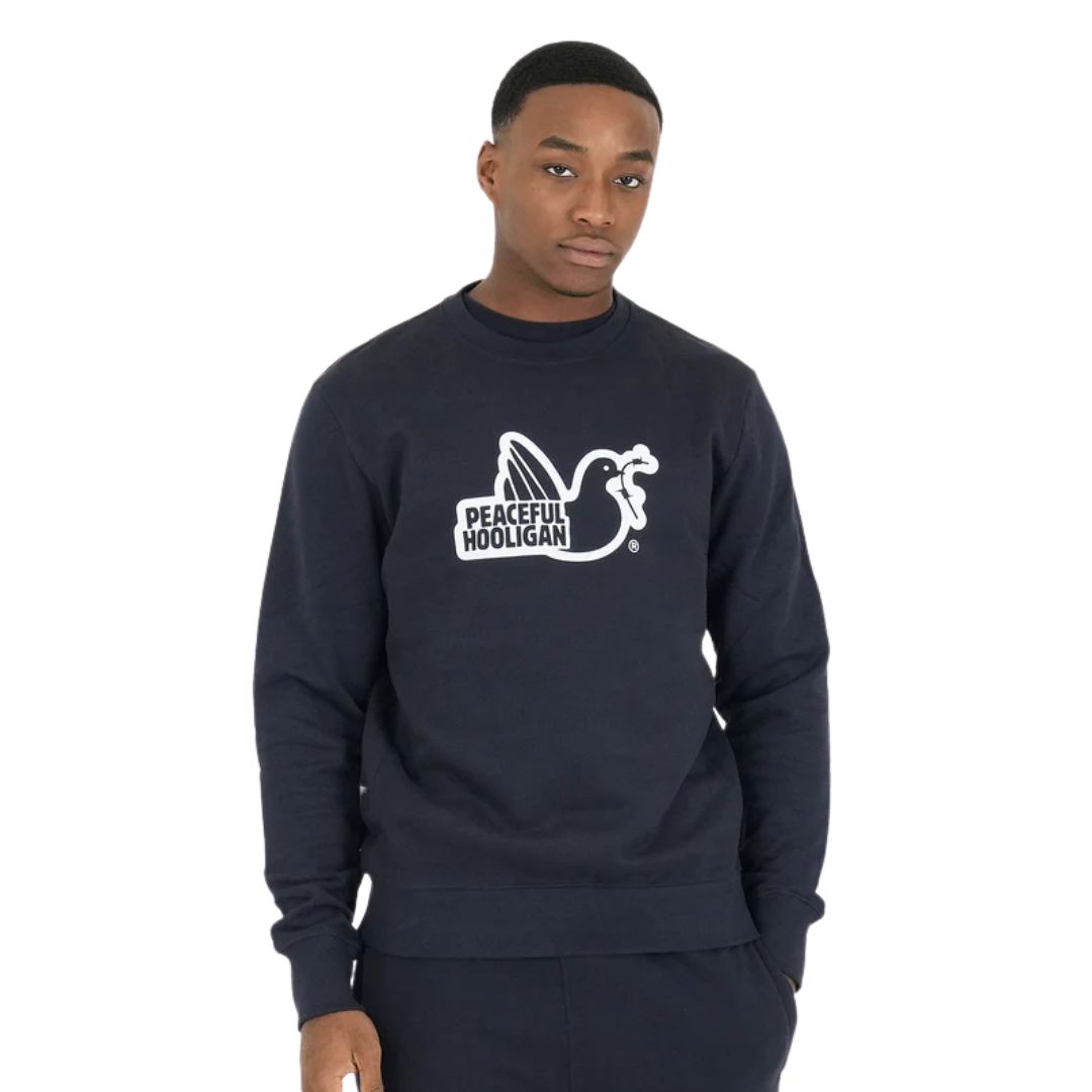 Peaceful Hooligan Navy Outline Sweatshirt image 0