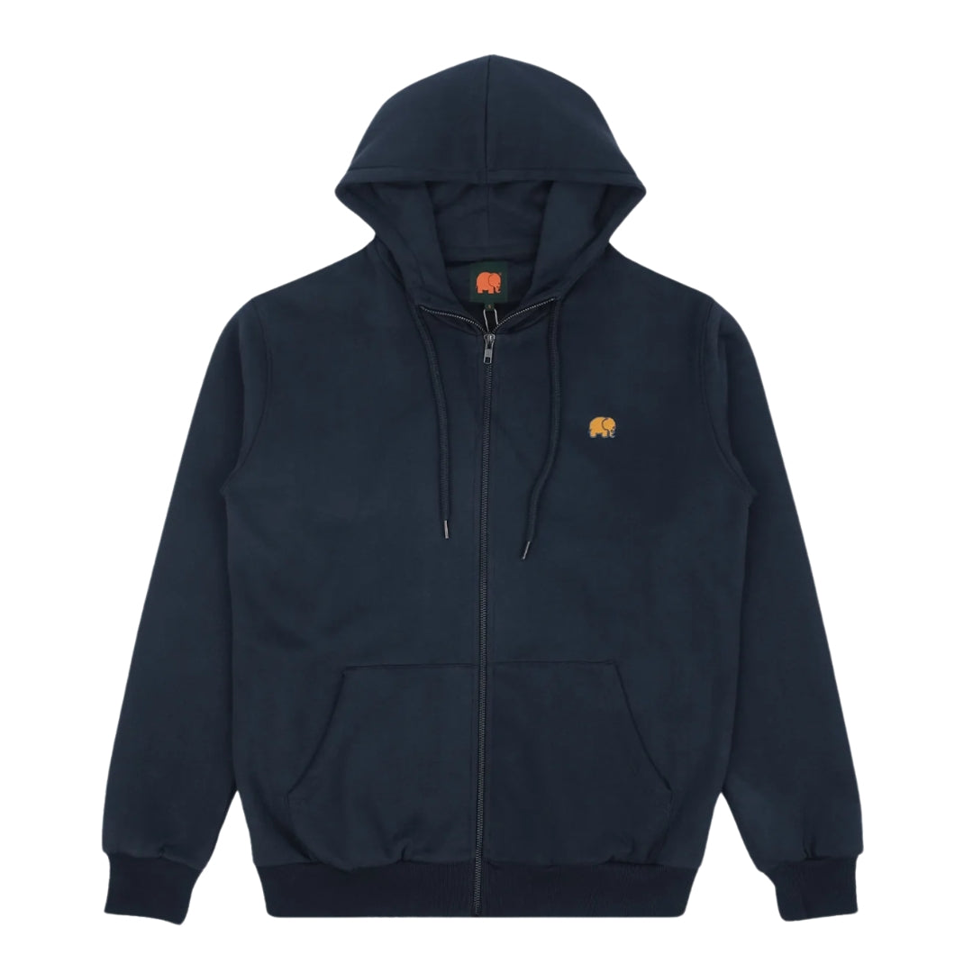 Trendsplant Organic Essential Zip Hoodie Trendsplant Blue image 0