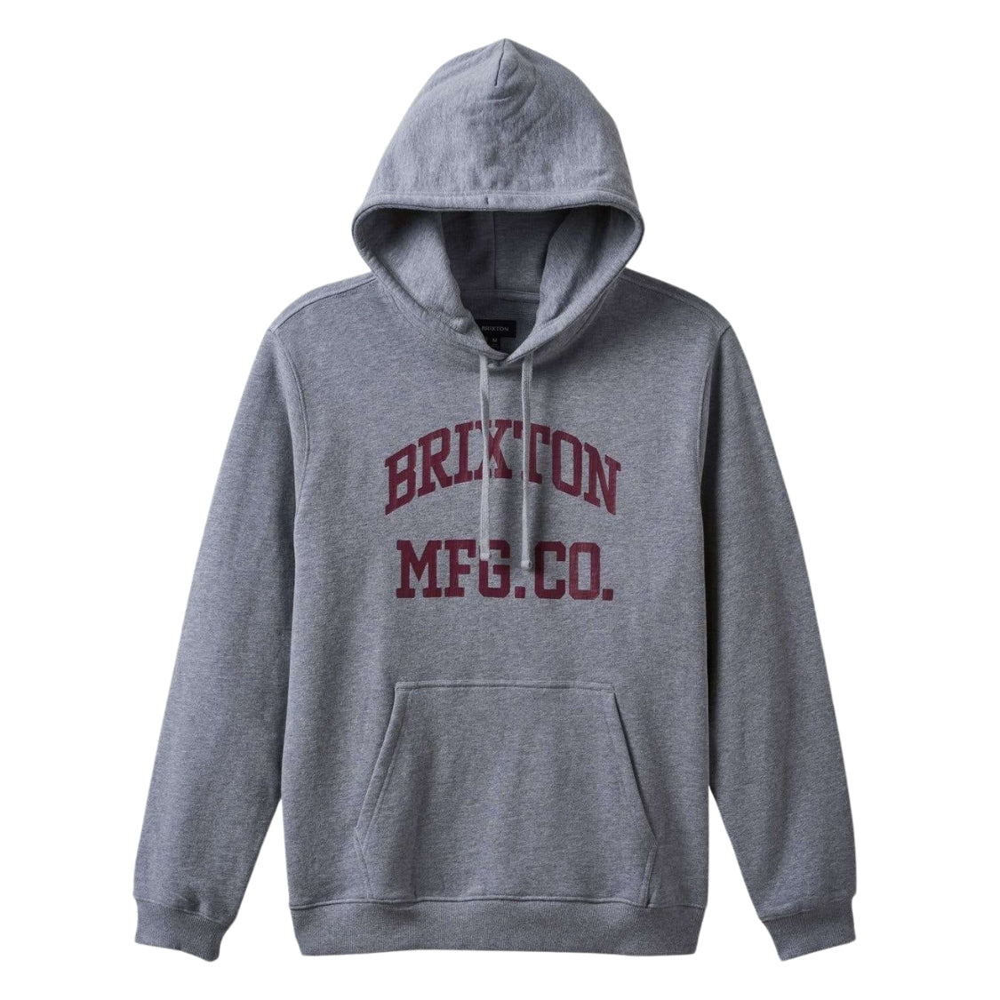Brixton Heather Grey Varsity Broken In Hoodie image 0