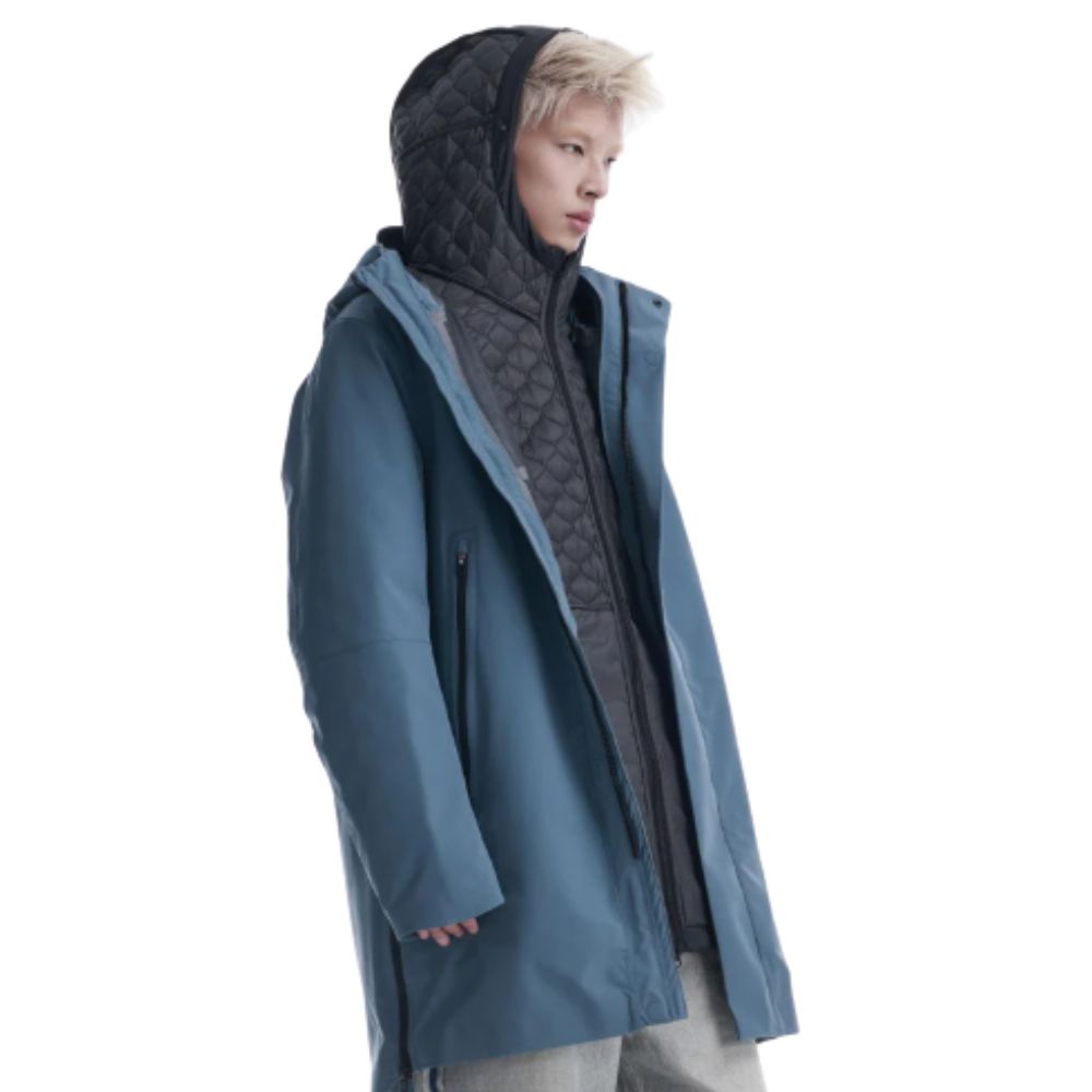 Krakatau Retro Blue PLANCK Liner Parka Jacket image 4