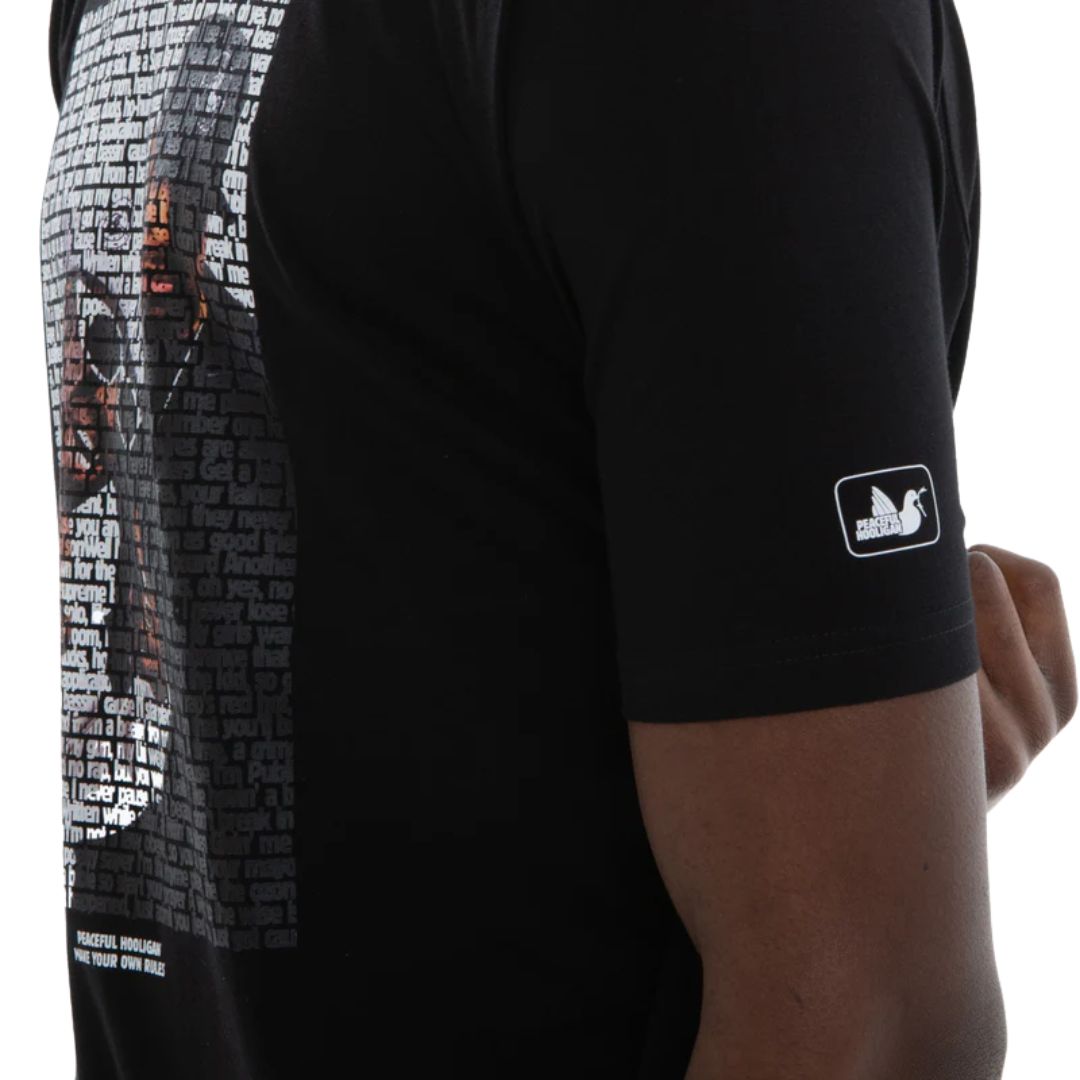 Peaceful Hooligan No 1 T-Shirt Black image 2