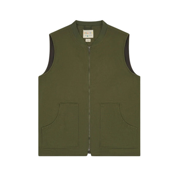 Uskees Coriander #3029 Canvas Vest with Patch Pockets image 0