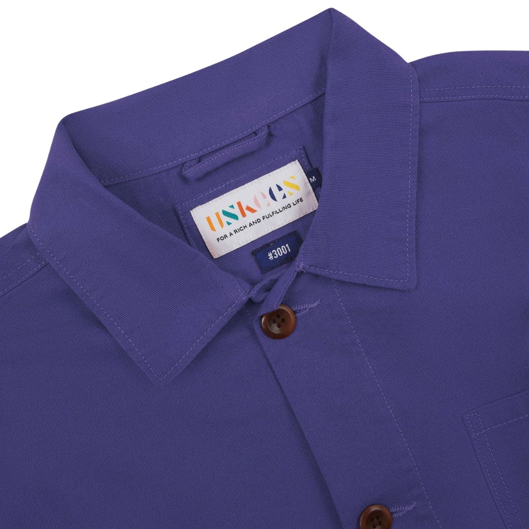 Uskees #3001 Buttoned Overshirt Burst Grape image 1