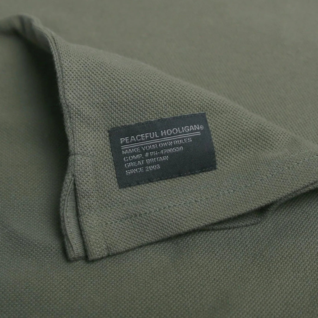 Peaceful Hooligan Olive Cash Polo image 3