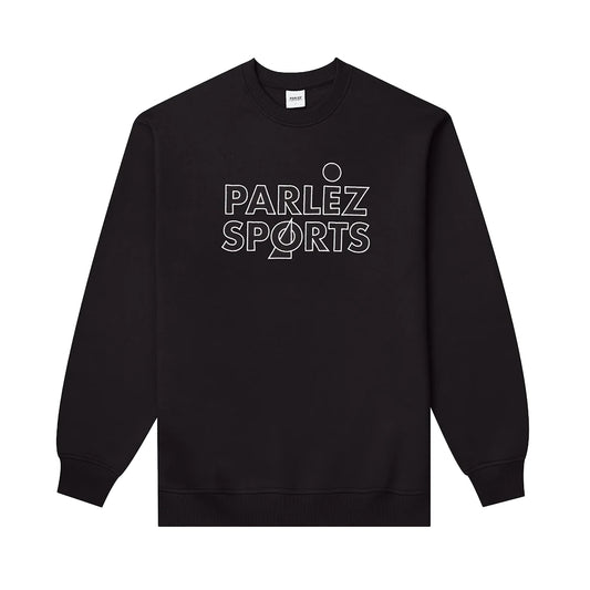 Parlez Black Arc Crew Sweatshirt image 0