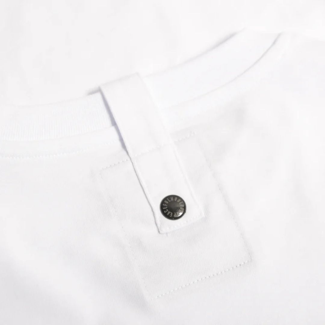 Peaceful Hooligan White Outline T-Shirt image 3