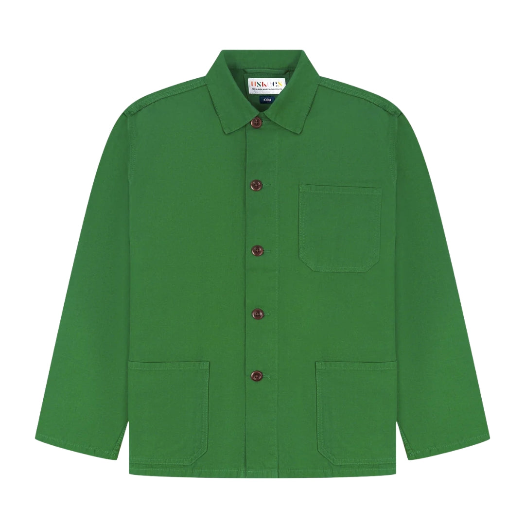 Uskees #3001 Buttoned Overshirt Mint Green image 0