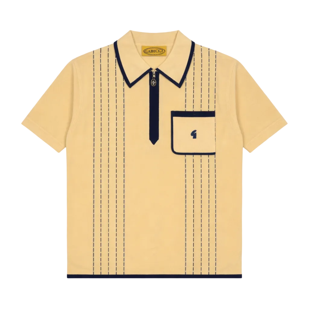 Gabicci Vintage Darron Lemon Polo Shirt image 0