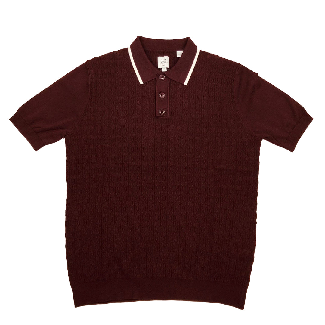 Max N Chester Wine Tasting Knitted Polo Shirt image 0