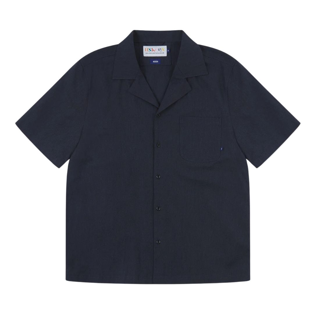 Uskees 6004 Cuban Shirt - Atlantic Blue image 0